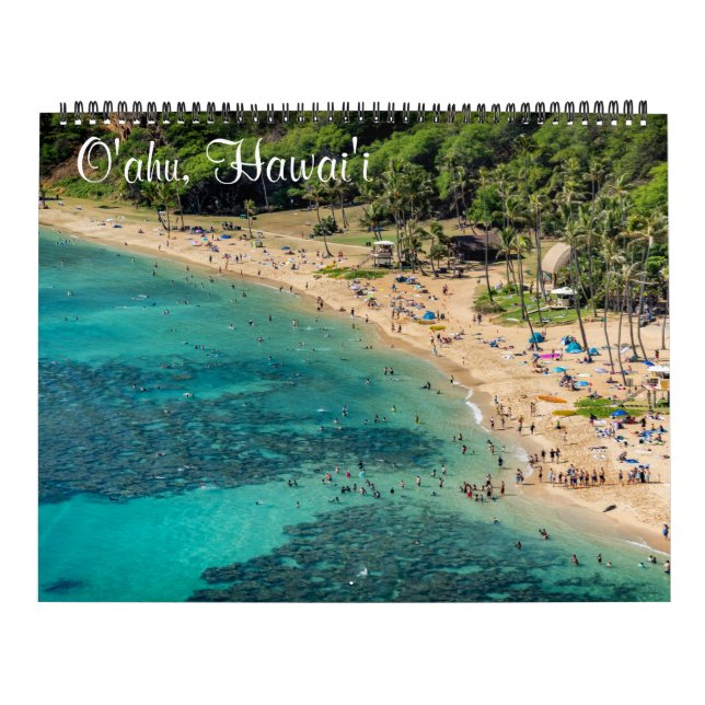 Calendario O'ahu, Hawaii (Tapa)