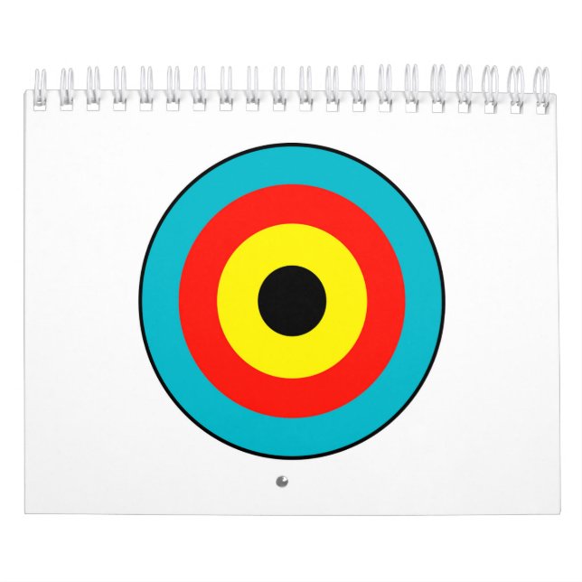 Calendario Objetivo de tiro con arco aislado (Tapa)