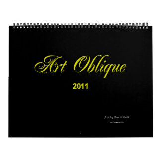 Calendario oblicuo 2011 del arte