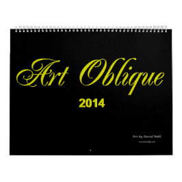 Calendario oblicuo 2014 del arte