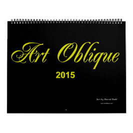 Calendario oblicuo 2015 del arte
