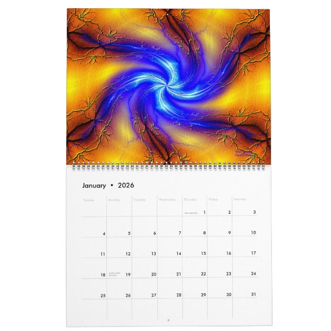 Calendario oblicuo 2015 del arte (Jan 2026)