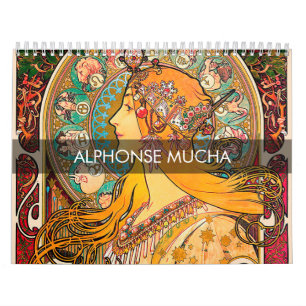 Calendario Obra maestra de Alphonse Mucha