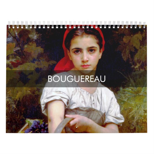 Calendario Obra maestra de Bouguereau (Tapa)