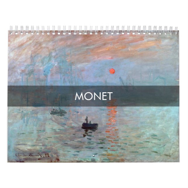 Calendario Obra maestra de Claude Monet (Tapa)