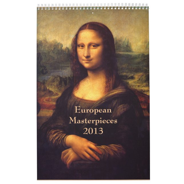 Calendario Obras maestras europeas (Tapa)
