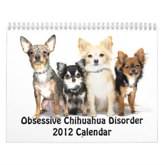 Calendario obsesivo del desorden 2012 de la