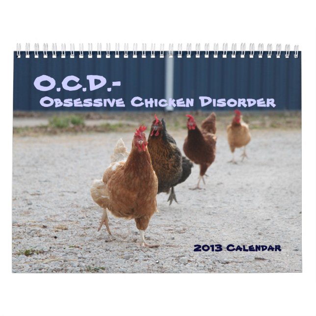 Calendario obsesivo del desorden del pollo (Tapa)