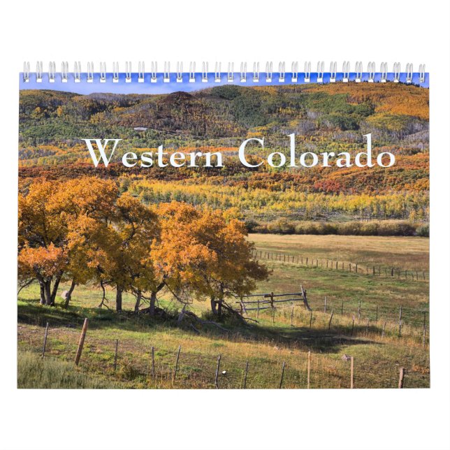 Calendario occidental de la foto de Colorado (Tapa)