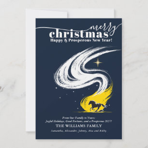 Calendario Occidental Próspero Caballo Navidad 202