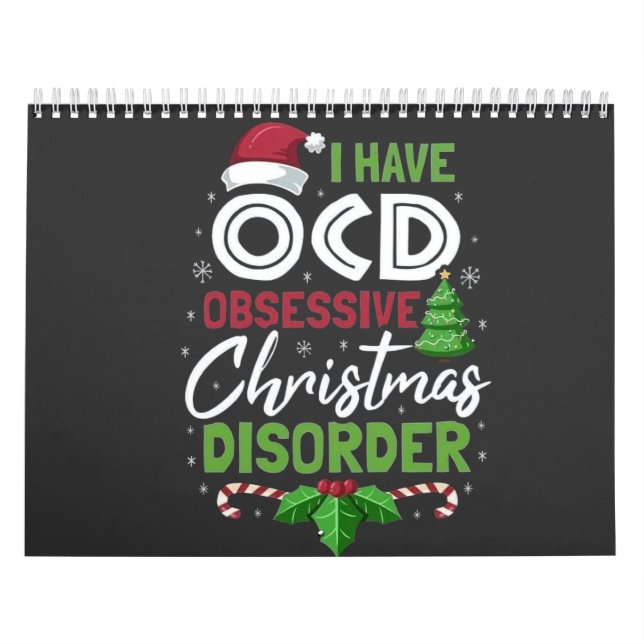 Calendario Ocd Navidades obsesivos desordenan Navidad (Tapa)