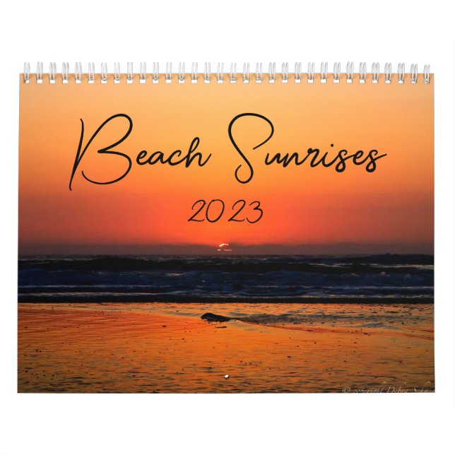 Calendario Ocean Beach Sunrises (Tapa)