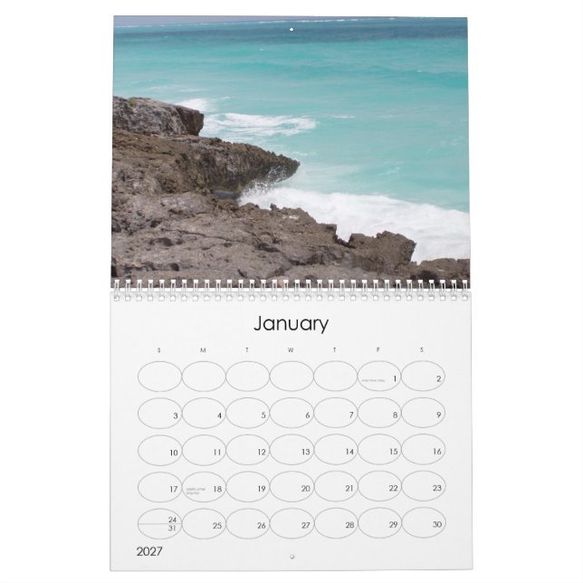 Calendario Océanos 2009 (Jan 2027)