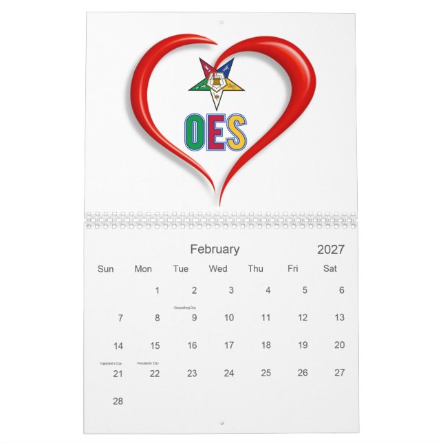 CALENDARIO OES (Feb 2027)