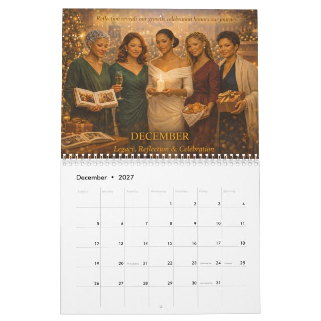 Calendario OES 12 Month Calendar (Dec 2027)
