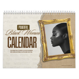 Calendario Official 2026 Powerful Black Women Calendar