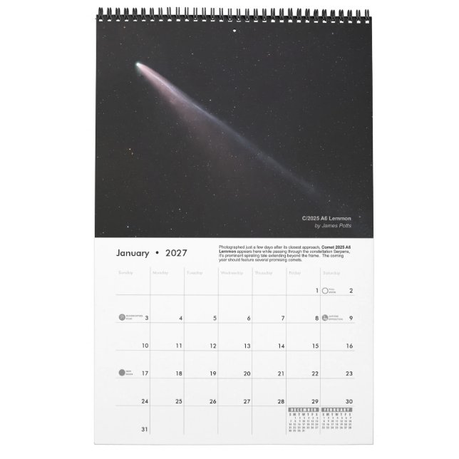 Calendario Official FWAS 2026 Member Wall Calendar - Medium (Jan 2027)