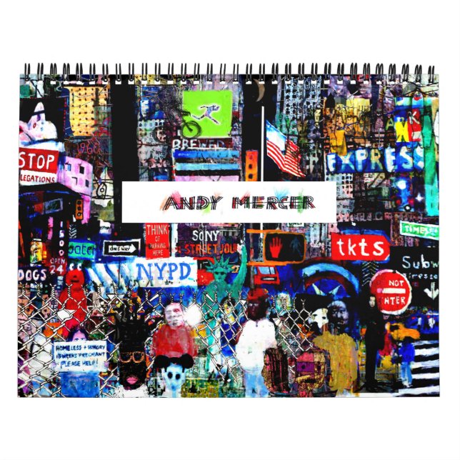 Calendario Oficial de Andy Mercer (Tapa)
