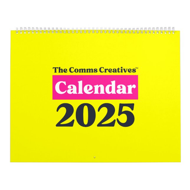Calendario Oficial de Creativos de Comms 2025 (Tapa)