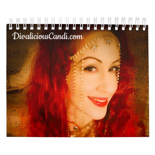 Calendario oficial de Divalicious Candi (Tapa)