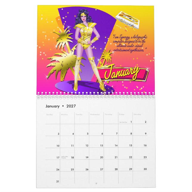 Calendario Oficial de JemCon 2011 (Jan 2027)