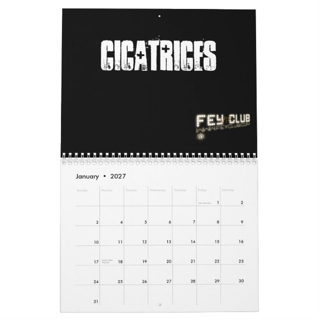 Calendario Oficial FeyClub VIP (Jan 2027)