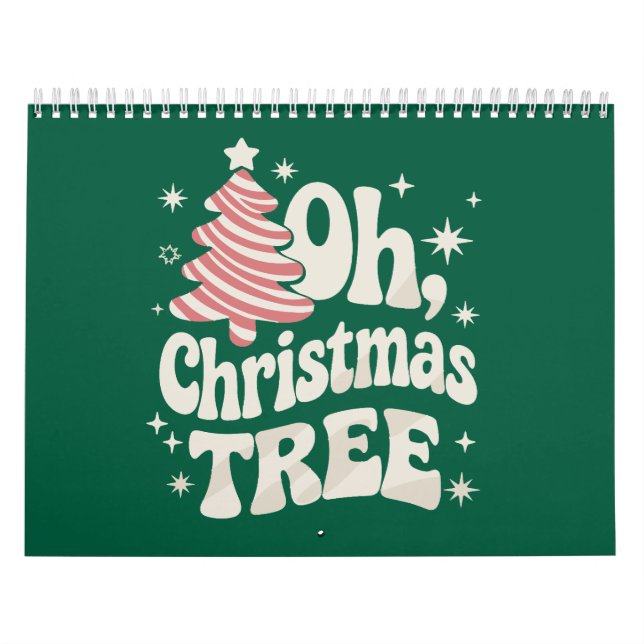 Calendario Oh Christmas Tree Light Merry Christmas Xmas  (Tapa)