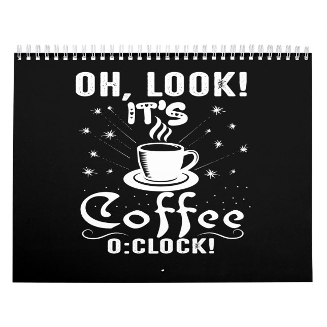 Calendario oh mira que es café o:reloj (Tapa)