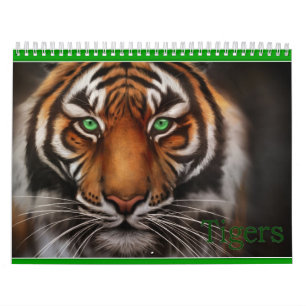 Calendario ojos azules de los tigres blancos