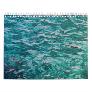 Calendario Olas de Océano Esmeralda