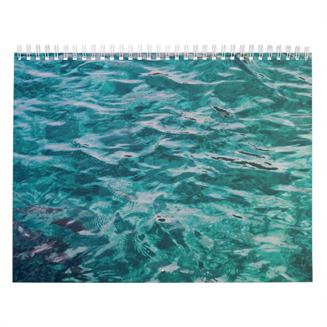 Calendario Olas de Océano Esmeralda (Tapa)