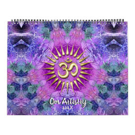 Calendario OM Artística Yoga NewAge Mandala Meditacional