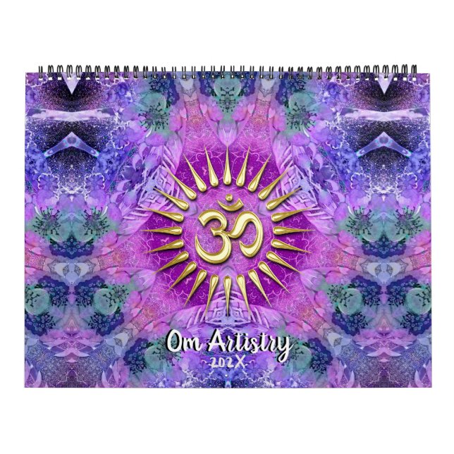 Calendario OM Artística Yoga NewAge Mandala Meditacional (Tapa)
