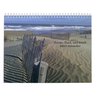 Calendario Ondas, viento, y arena Calander 2012