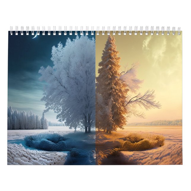Calendario One day in winter (Tapa)