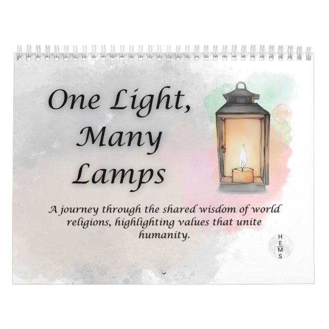 Calendario "One Light, Many Lamps: Unity in Diversity" (Tapa)