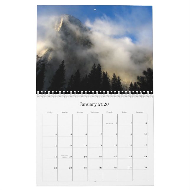 CALENDARIO OPINIONES DE YOSEMITE (Jan 2026)