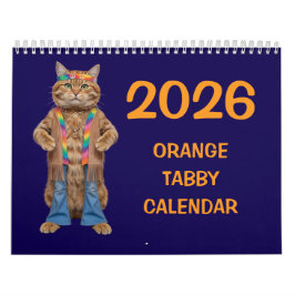 Calendario Orange Tabby Calendar