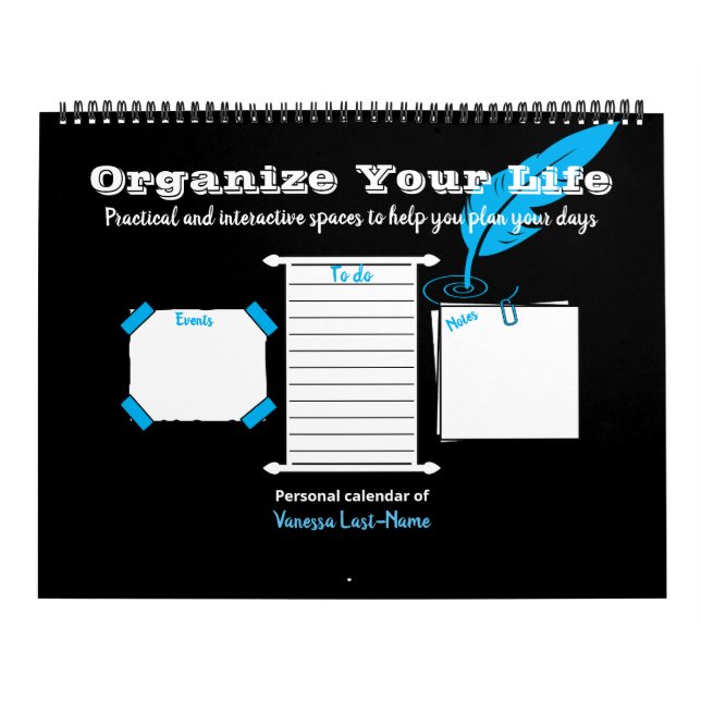 Calendario Organizar tu vida (Tapa)