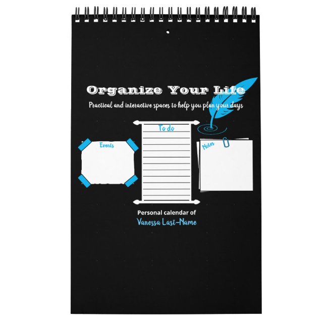 Calendario Organizar tu vida (Tapa)