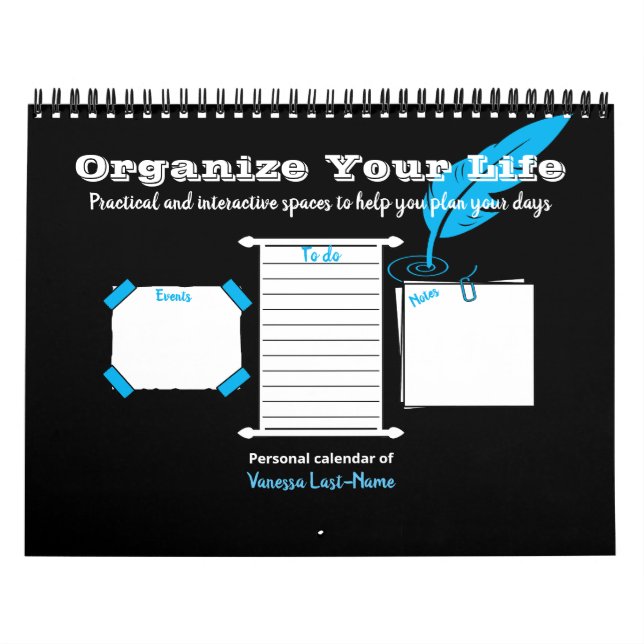 Calendario Organizar tu vida (Tapa)