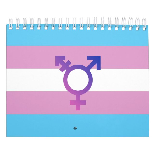 Calendario Orgullo y símbolo transgénero (Tapa)