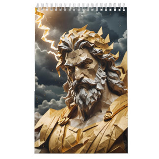 Calendario Origami Zeus Greek Mythology God