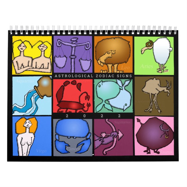 Calendario Original drawings Astrological Signs chart 2022 C (Tapa)