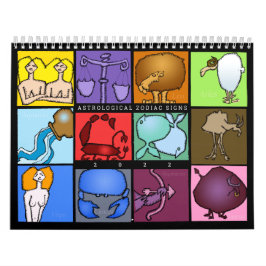 Calendario Original drawings Astrological Signs chart 2022 C
