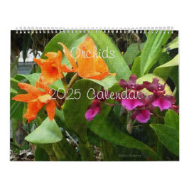 Calendario Orquídeas 2025