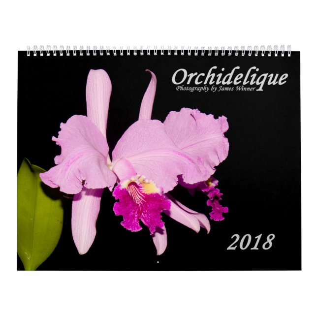 Calendario Orquídeas por Orchidelique (Tapa)
