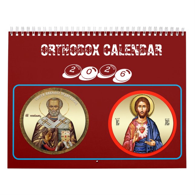calendario ortodoxo 2025 (Tapa)