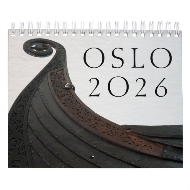 Calendario Oslo, Norway Calendar 2026 (Tapa)