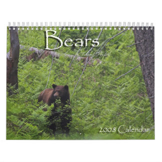 Calendario Osos de Edward Hughes